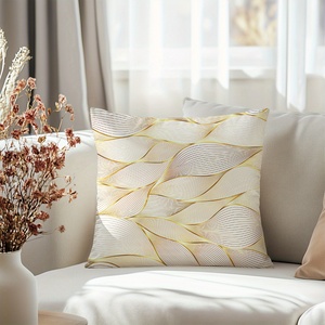 Fundas de Almohada Modernas de Lujo Personalizadas, Fundas de Cojín Cuadradas para el Hogar, Sofá, Cama, Cabecera - Product Image 4