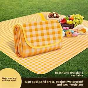 Tapis de camping portable, imperméable, résistant à l'humidité, à la saleté et antidérapant, style Instagram, en tissu non tissé pour l'extérieur - Product Image 2