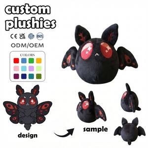 Peluche de Murciélago Rosa Personalizado con Orejas Grandes, Animal de Peluche Suave, Regalo de Cumpleaños, MOQ Bajo - Product Image 6