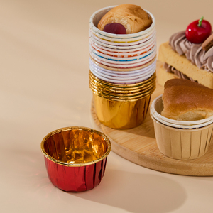 High Temperature Resistant Disposable <strong>Paper</strong> <strong>Cup</strong> Baking <strong>Mini</strong> Aluminum Foil Cupcake Baking <strong>Cups</strong> Disposable <strong>Mini</strong> Cake Containers - Product Image 1