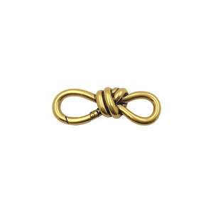 Heteromorphic Knot hình mùa xuân Nhẫn hợp kim kẽm <span class=keywords><strong>Key</strong></span> Fob Carabiner móc phần cứng vành đai dây đeo chuỗ<span class=keywords><strong>i</strong></span> Khóa Phụ Kiện - Product Image 4