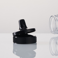 Capuchons à pression en plastique PP de 38, 400, 43 mm avec valve en silicone, forme de pouce, pour miel et condiments, couvercles en PP à pression