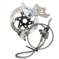 Support de frein à double étrier complet KYZ, rotor de frein CNC en aluminium 6061 pour Surron Ultra Bee Light Bee X, kit de rétrofit pour moto électrique tout-terrain 2026