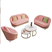 Canapé gonflable moderne en tissu, rond, une place, sans dossier, sans accoudoirs, rembourré en éponge, avec pieds en métal, fauteuil lounge pour salon et chambre à coucher