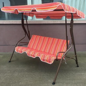 Uplion Outdoor Metall 3-Sitzer Schwingstuhl Garten-Schwingstuhl mit Vordach - Product Image 4