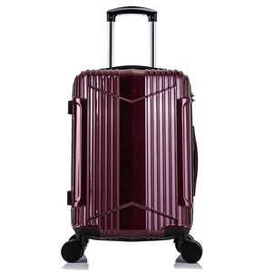 2022 Customized Logo Print Luggage Sets 20" 24'' 28'' ABS/PC Travel Bag Suitcase