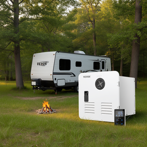 Calentador de agua sin tanque de gas propano Vevor de 42000 Btu, montado en la pared con controlador LCD para caravanas y automóviles. - Product Image 2