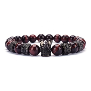 Mode Offres Spéciales Haute Qualité 8mm taille Perles <span class=keywords><strong>Semi</strong></span>-précieuses colorées En Gros <span class=keywords><strong>Pas</strong></span> <span class=keywords><strong>Cher</strong></span> Bracelets En <span class=keywords><strong>Pierre</strong></span> Naturelle - Product Image 2