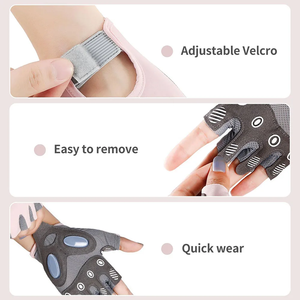 Gants de cyclisme demi-doigts – Antidérapants et absorbant les chocs, gants de sport en soie glacée pour hommes et femmes – Parfaits pour le vélo, la salle de sport, le yoga, le fitness - Product Image 4