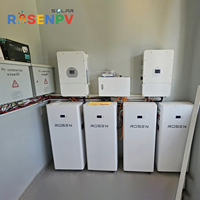 Système d'énergie solaire hybride à phase divisée 48V 51.2V 10kW 12kW 15kW 16kW avec onduleur solaire