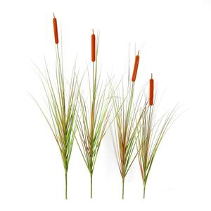 Il nordico in matrimonio paesaggio commerciale erba di cipolla e la pianta artificiale in vaso del bastone di papiro - Product Image 4