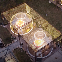 Nouvelle conception de dôme igloo transparent préfabriqué pour hôtel-resort japonais, glamping, une personne, quatre saisons, imperméable, écologique