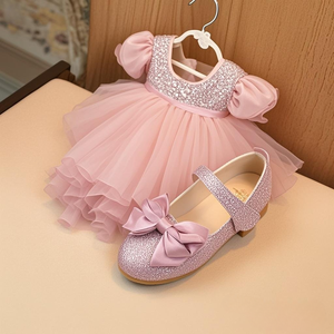 2025 <span class=keywords><strong>scarpe</strong></span> da principessa in stile moda da ragazza estive con Design elegante con fiocco migliori regali per ragazze - Product Image 1