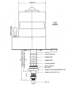 <span class=keywords><strong>Moteur</strong></span> d'<span class=keywords><strong>essuie</strong></span>-<span class=keywords><strong>glace</strong></span> de pare-brise 312 CO pour <span class=keywords><strong>tracteur</strong></span> 12V 24V 0,9 nm pour Claas Case-IH David Brown John Deere Komatsu Équipements agricoles - Product Image 2