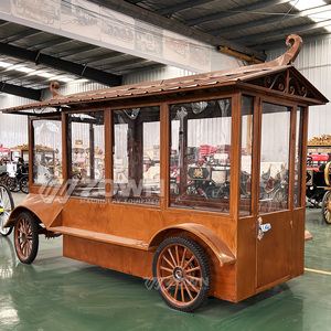 Camion de restauration entièrement équipé en acier inoxydable pour hot-dogs et pizzas, remorque de traiteur avec friteuse, chariot mobile pour café et nourriture - Product Image 4