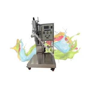 automatic chemical liquid Paint bucket filtering filling weighing capping machine paint filter machine price