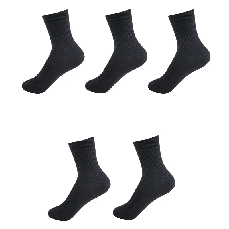 Popular Design Black Fashion Classic Breathable Crew Socks Men Wholesale Custom Socks