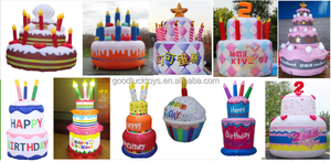 Decoración <span class=keywords><strong>de</strong></span> boda al aire libre inflable Holanda Feliz cumpleaños pastel globo publicidad inflables para eventos al aire libre - Product Image 6