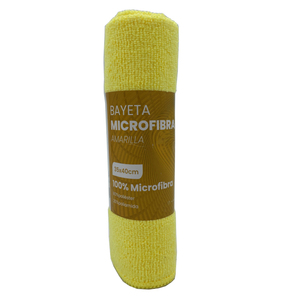Panno in Microfibra Giallo 35x40cm 100% Microfibra Multiuso - Product Image 1