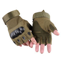 Gants de protection pour le cyclisme en plein air, entraînement physique, écran tactile, antidérapants, demi-doigts, sportifs, tactiques