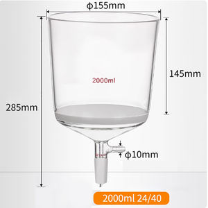 กรวยกรองบุชเนอร์แก้วบอโรซิลิเกตขนาด 2000 มล. พร้อมข้อต่อภายใน - Product Image 2