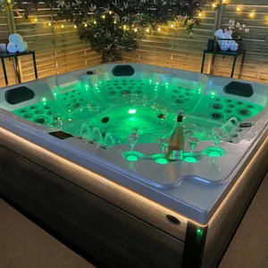 Custom Luxe Hot Tube Outdoor Whirlpool Jacuzzi Exterieur Voor 6 Personen