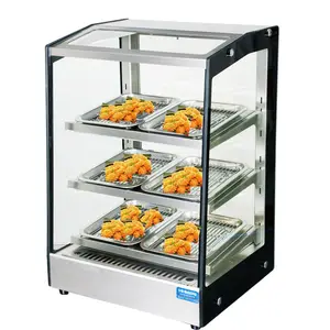 Aanrechtblad Voedsel Warming Showcase Vitrinekast Pizza Warmer Display