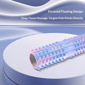 <span class=keywords><strong>Rodillo</strong></span> de Espuma de Camuflaje para Relajación Muscular, Diseño de Doble Zona con <span class=keywords><strong>Relieve</strong></span>, Material EVA/PVC para Masaje Deportivo, Fitness Profesional - Product Image 3