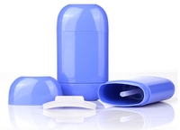 Stick solaire anti-UV, stick déodorant bleu très vendu, contenant 75ml en plastique PET PP pour emballage, déodorant à mécanisme rotatif