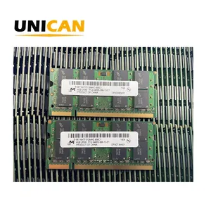 Unican低价4gb 2RX8 800MHz PC2-6400S DDR2 Sodimm MT16HTF51264HZ-800C1笔记本电脑内存RAM