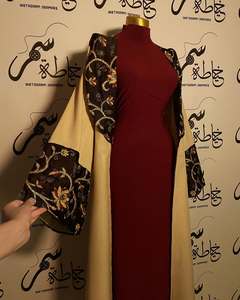 एक मामूली जलाबिया पोशाक <span class=keywords><strong>2026</strong></span> यू. चिक मामूली ओम महिलाओं के लिनन महिलाओं के लिनन मुस्लिम वसंत की पोशाक - Product Image 3