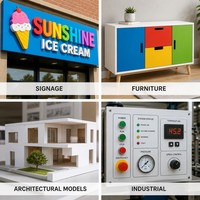 Panneau en mousse PVC coloré imprimé sur mesure résistant aux UV pour publicité extérieure, pleine couleur, 1220*2440mm (4*8 pi), 1-35mm