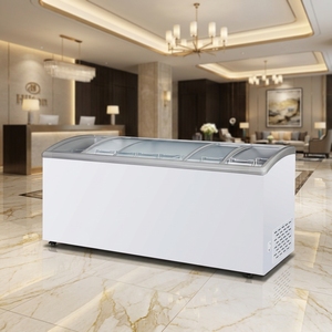 <span class=keywords><strong>Congelatore</strong></span> Commerciale per Gelati XMING con Porta Scorrevole in Vetro, Freezer Profondo per Distributori e Marchi di Gelato con Certificazioni CE/ETL/NSF - Product Image 1