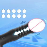 Antpop HB2209 10-Frequenz Teleskopischer Anal-Vibrator Kabellose Fernbedienung DC-Aufladung 100% Wasserdicht