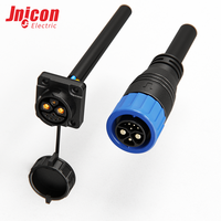 Connecteur d'alimentation circulaire Jnicon M23 20-50A IP67, câble à broches mâle/femelle pour batterie de vélo électrique, prise d'alimentation haute tension