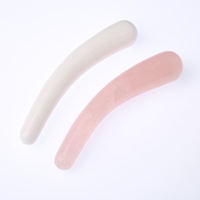 Consolador de Cuarzo Rosa en Forma de Pene para Masaje con Cristal Curativo Natural, Varas Yoni de Cristal para Mujer - Comprar Vara Yoni, Consolador de Cuarzo