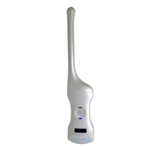 Scanner vétérinaire portable 192 éléments, appareil à ultrasons Doppler couleur sans fil avec double sonde convexe et transvaginale DCU19F - Product Image 1