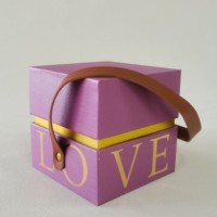 Vente en gros de boîtes à cupcakes en carton de luxe personnalisées Boîtes rigides Emballage de bonbons Cadeau de faveur de mariage