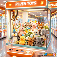 8-Zoll-Plüschtiere für Arcade-Gewinnspielautomaten – Weiche Meerestier-Preisspielzeuge für Spielhallen, Geschenkeläden und Verkaufsautomaten
