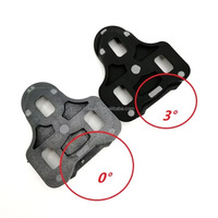 Durable pour SPD SL Crampons de pédale de vélo autobloquants Crampons de pédale de vélo de route à 6 degrés Pédales de vélo auto-équilibrantes en plastique