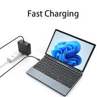 Portátil 2 en 1 Convertible con Pantalla Táctil Giratoria de 180 Grados, Tablet PC con WiFi 6, Soporte para Stylus, Cámara con Reconocimiento Facial y Cuerpo de Metal
