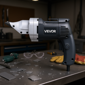 Cisaille électrique Vevor pour tôles, 4,0 ampères, filaire, vitesse variable, qualité industrielle, outil de coupe à bords lisses - Product Image 2