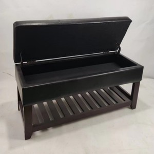 Storage Ottoman Wooden Shoe Rack <strong>Bench</strong> <strong>With</strong> <strong>Seat</strong> - Product Image 3