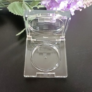 ตลับแป้งโปร่งแสงทรงสี่เหลี่ยม ขนาด 28.5 มม. แบบรูเดียว สำหรับใส่แป้งอัดแข็ง คอนซีลเลอร์ อายแชโดว์ บลัชออน - Product Image 3