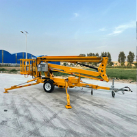 Harga Pabrik Electric New Cherry Picker Towable Spider Lift Articulated Boom Lift untuk Pekerjaan Pohon dan Platform Kerja Udara