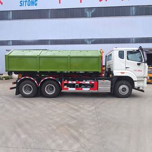 รถขนขยะ Sinotruck HOWO 25ตันรถขนขยะแบบมีตะขอเกี่ยว6x4 - Product Image 4