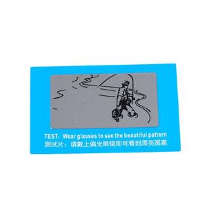 Tarjeta de Prueba para Lentes Polarizadas 6cmx4cm, Accesorio de Lentes de Polarización de Plástico, Moda Verano 2022 - Product Image 4