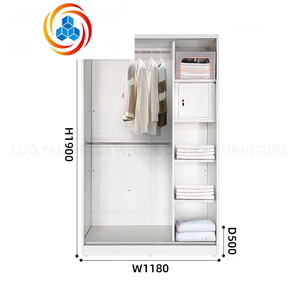 Bedroom <b>Wardrobe</b> Professional Steel <b>Wardrobe</b> Factory <b>With</b> High R&D <b>and</b> Support ODM & OEM,Metal <b>Wardrobe</b> <b>With</b> CE Certification - Product Image 3