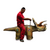 Vente en gros usine : Voiture animatronique dinosaure intelligente à écran numérique avec double commande, à vendre