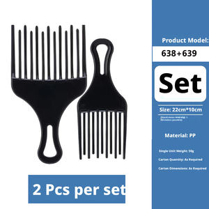 Espejo plegable portátil de paja de trigo con diseño de dibujos animados para estudiantes, peine decorativo de dientes anchos para barbería - Product Image 1